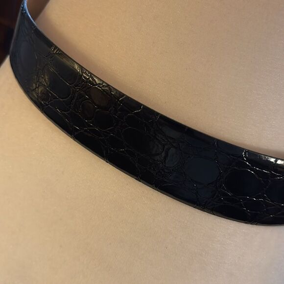 Hickok Belt Makers Embossed Black Crocodile Pattern Belt - 32 main image 5